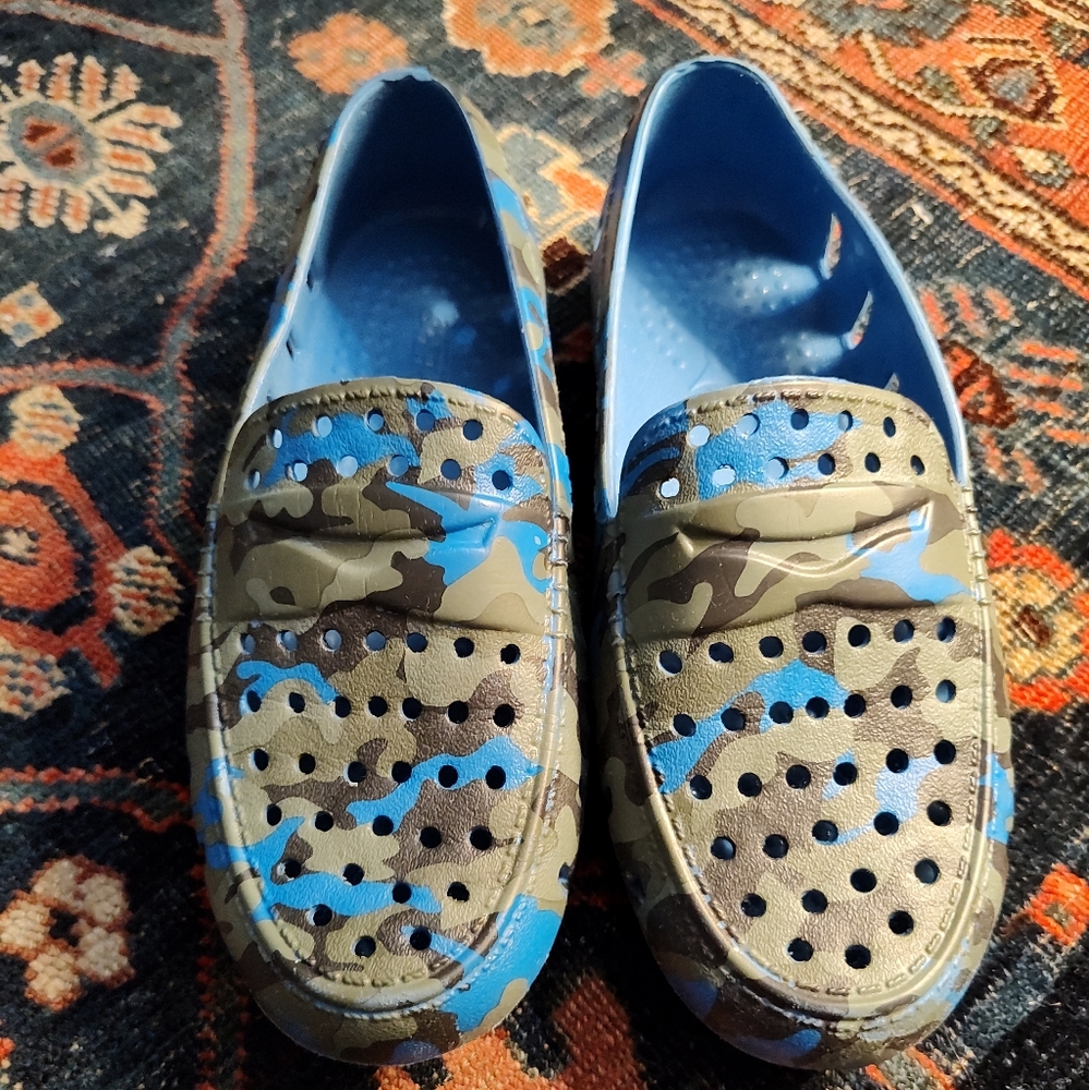 Camouflage Floafers worn size 3